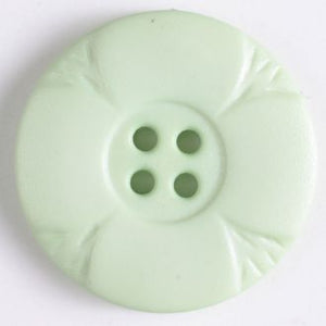 28mm 4-Hole Flower Button - light green