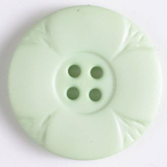 28mm 4-Hole Flower Button - light green