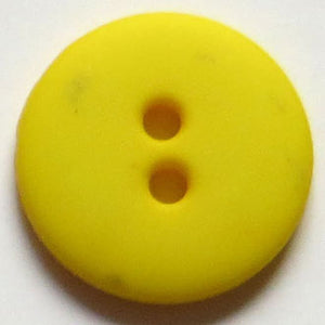 15mm 2-Hole Round Button - yellow