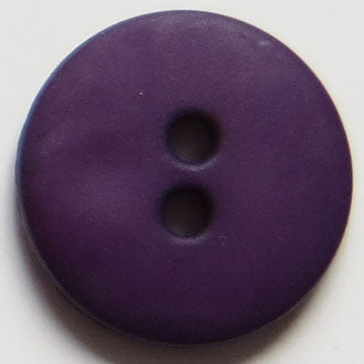 15mm 2-Hole Round Button - purple