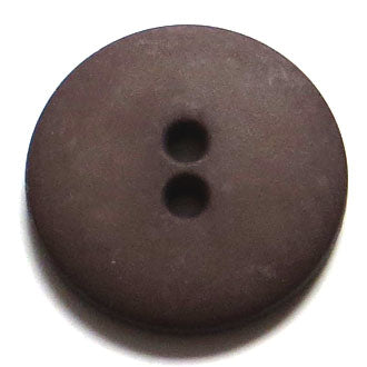 23mm 2-Hole Round Button - brown