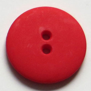 23mm 2-Hole Round Button - red