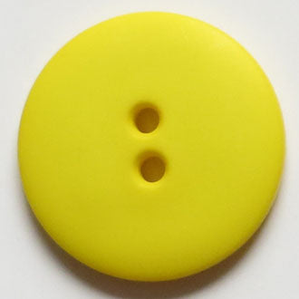 23mm 2-Hole Round Button - yellow