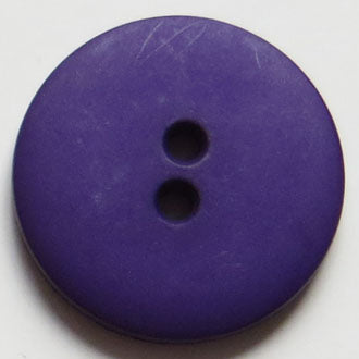 23mm 2-Hole Round Button - purple
