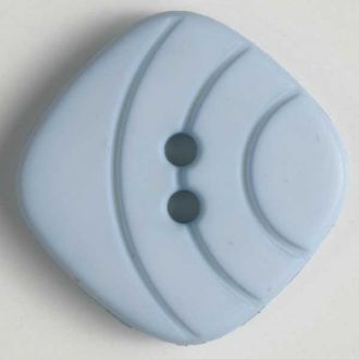 23mm 2-Hole Square Button - light blue