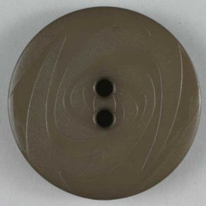 23mm 2-Hole Round Button - beige-brown