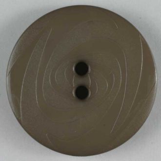 23mm 2-Hole Round Button - beige-brown