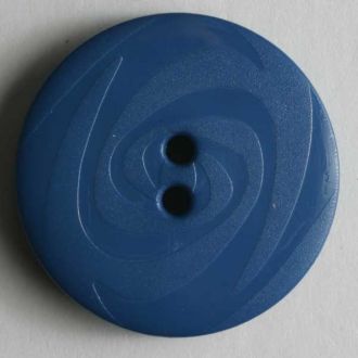 23mm 2-Hole Round Button - blue
