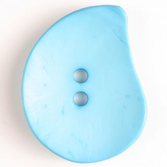 50mm 2-Hole Irregular Button - sea blue