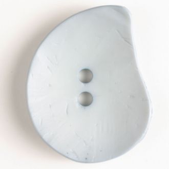 50mm 2-Hole Irregular Button - light blue