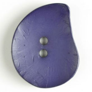 50mm 2-Hole Irregular Button - purple