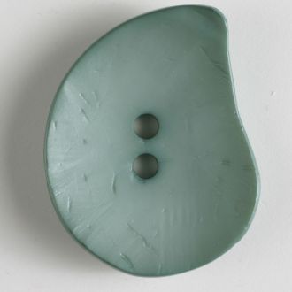 50mm 2-Hole Irregular Button - gray-green