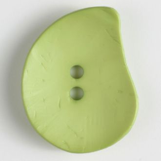 50mm 2-Hole Irregular Button - light green