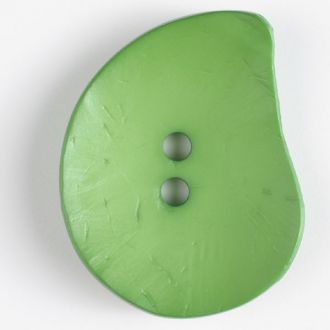 50mm 2-Hole Irregular Button - green