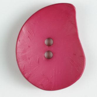 50mm 2-Hole Irregular Button - pink