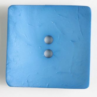 60mm 2-Hole Square Button - blue