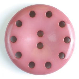 38mm 10-Hole Round Button - pink