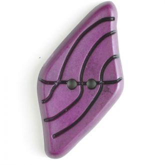 55mm 2-Hole Diamond Button - purple