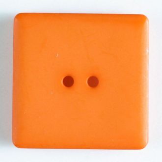25mm 2-Hole Square Button - orange