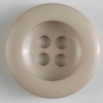 34mm 4-Hole Round Button - beige