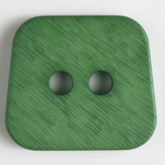 30mm 2-Hole Square Button - green