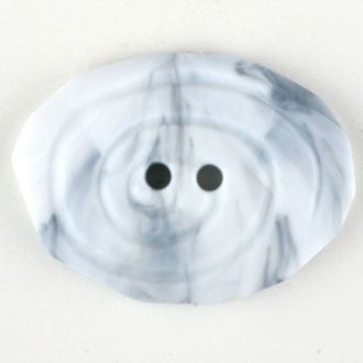 30mm 2-Hole Oval Button - gray