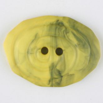 30mm 2-Hole Oval Button - yellow