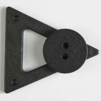 70mm Closure with Button - black