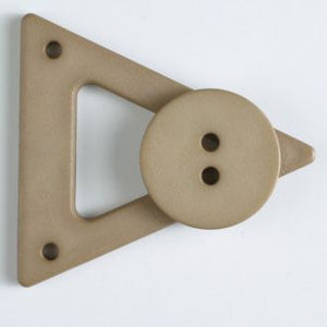 70mm Closure with Button - beige