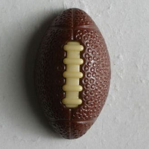 20mm Shank Football Button - brown