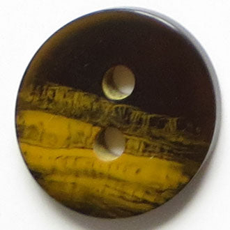 25mm 2-Hole Round Button - yellow