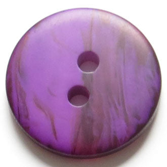 30mm 2-Hole Round Button - purple