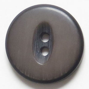 23mm 2-Hole Round Button - brown