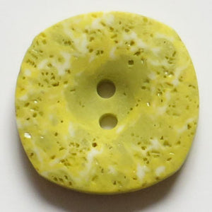 23mm 2-Hole Square Button - yellow