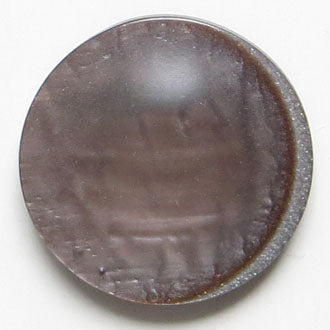 30mm Shank Round Button - brown