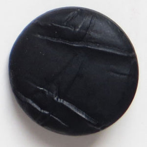30mm Shank Round Button - black
