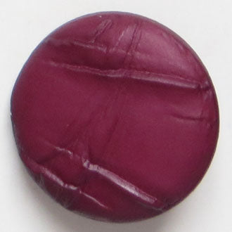 30mm Shank Round Button - burgundy