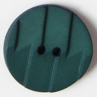 28mm 2-Hole Round Button - dark green