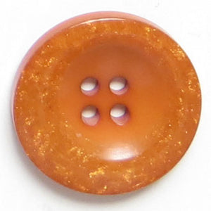 25mm 4-Hole Round Button - orange