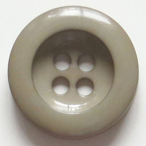 34mm 4-Hole Round Button - beige