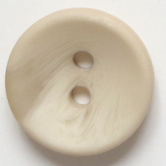 34mm 2-Hole Round Button - cream