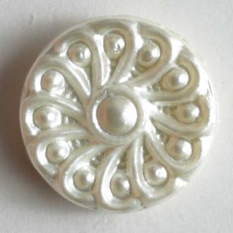 11mm Shank Button - white