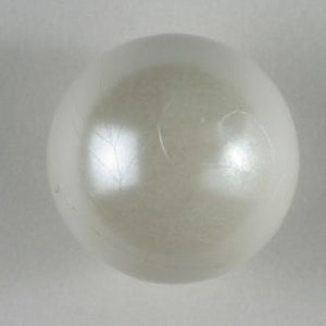 10mm Shank Pearl Button - white