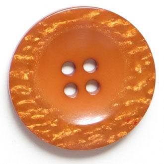 38mm 4-Hole Round Button - orange