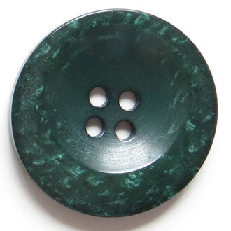 38mm 4-Hole Round Button - green
