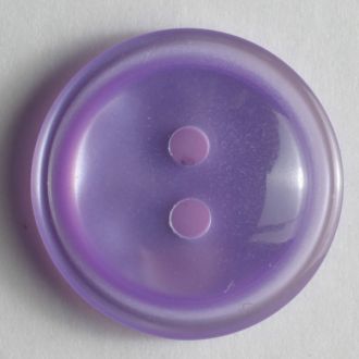 18mm 2-Hole Round Button - lilac