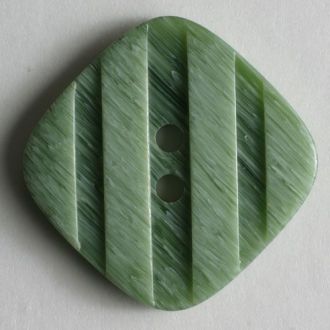 23mm 2-Hole Square Button - green