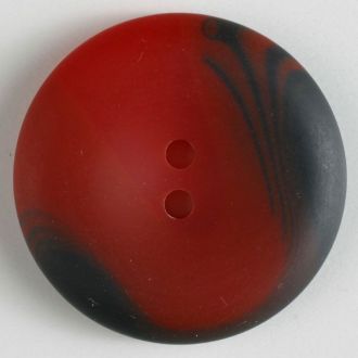 38mm 2-Hole Round Button - red
