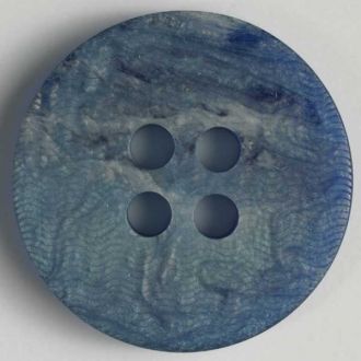 30mm 4-Hole Round Button - blue