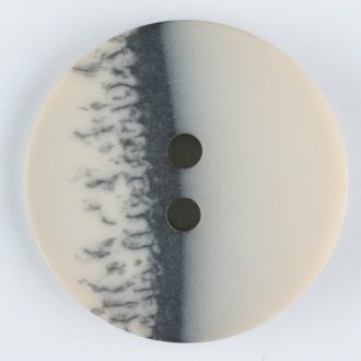 28mm 2-Hole Round Button - beige